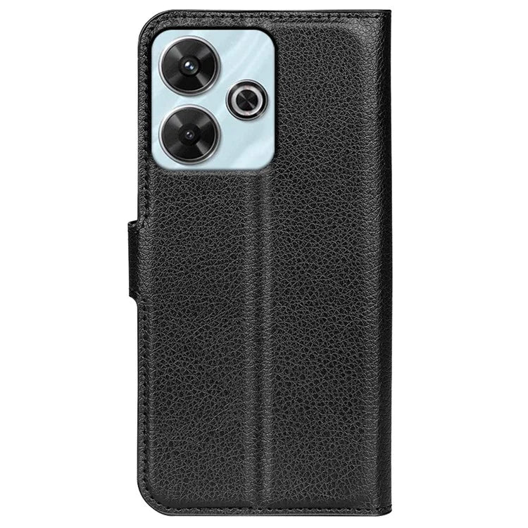 For Xiaomi Redmi Note 13R 5G / Redmi 13 4G / Poco M6 4G Case Litchi Texture Leather Phone Cover