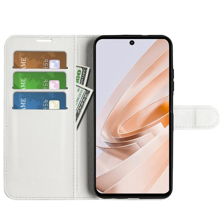 For Xiaomi Redmi Note 13R 5G / Redmi 13 4G / Poco M6 4G Case Litchi Texture Leather Phone Cover