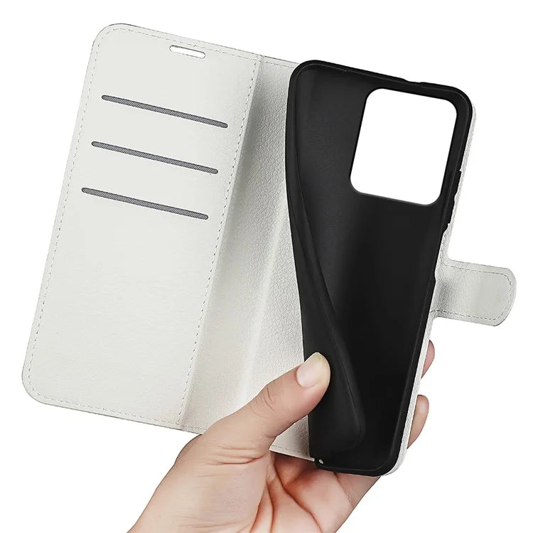 For Xiaomi Redmi Note 13R 5G / Redmi 13 4G / Poco M6 4G Case Litchi Texture Leather Phone Cover