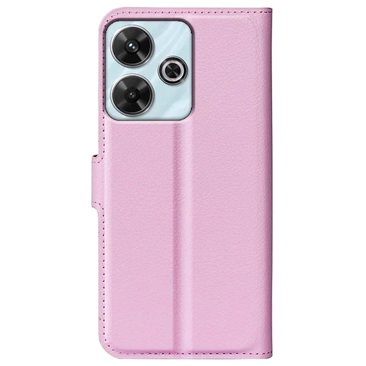 For Xiaomi Redmi Note 13R 5G / Redmi 13 4G / Poco M6 4G Case Litchi Texture Leather Phone Cover