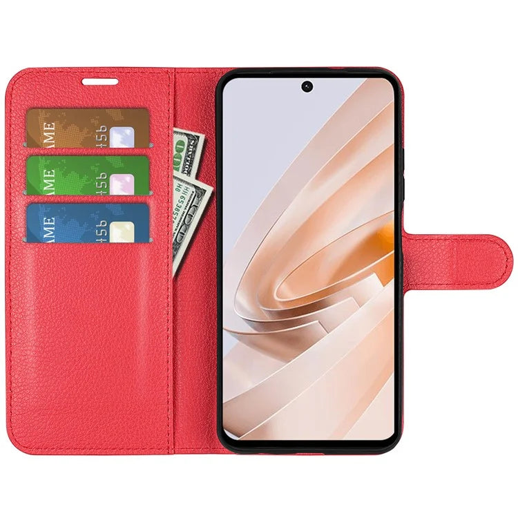 For Xiaomi Redmi Note 13R 5G / Redmi 13 4G / Poco M6 4G Case Litchi Texture Leather Phone Cover