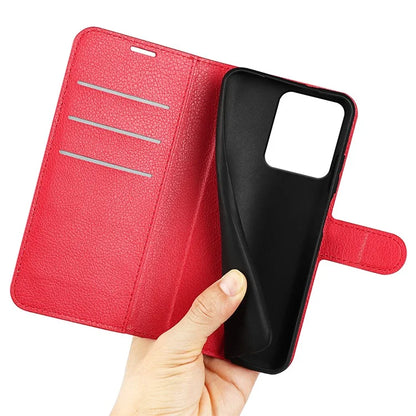 For Xiaomi Redmi Note 13R 5G / Redmi 13 4G / Poco M6 4G Case Litchi Texture Leather Phone Cover