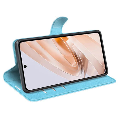 For Xiaomi Redmi Note 13R 5G / Redmi 13 4G / Poco M6 4G Case Litchi Texture Leather Phone Cover