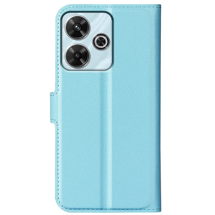 For Xiaomi Redmi Note 13R 5G / Redmi 13 4G / Poco M6 4G Case Litchi Texture Leather Phone Cover