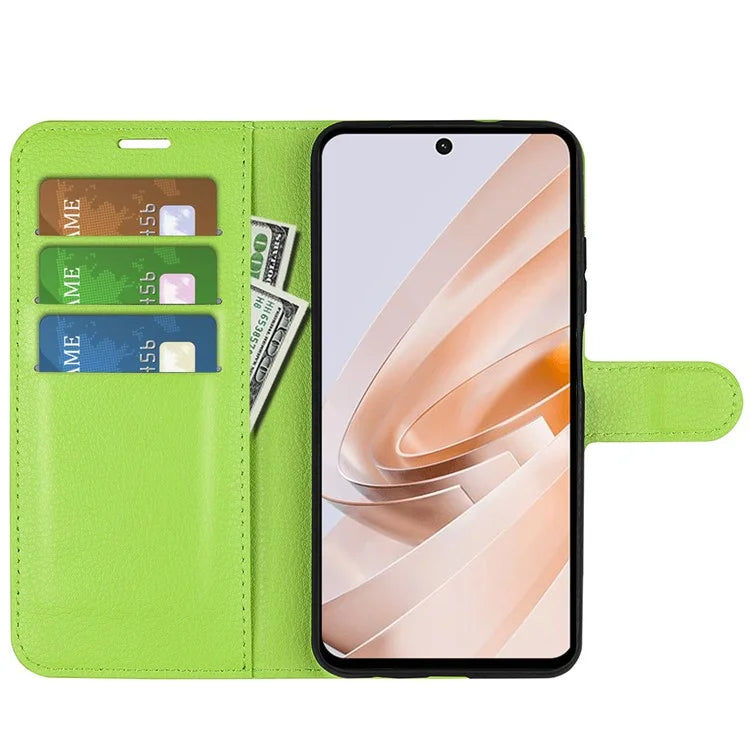 For Xiaomi Redmi Note 13R 5G / Redmi 13 4G / Poco M6 4G Case Litchi Texture Leather Phone Cover