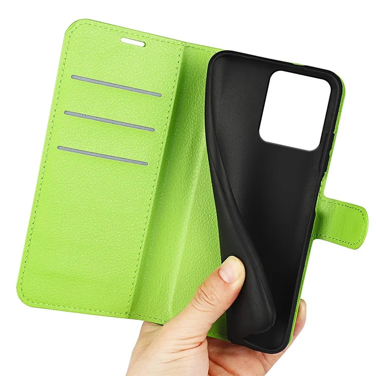 For Xiaomi Redmi Note 13R 5G / Redmi 13 4G / Poco M6 4G Case Litchi Texture Leather Phone Cover