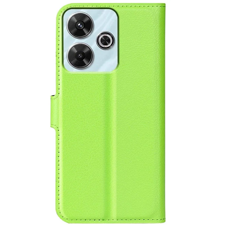 For Xiaomi Redmi Note 13R 5G / Redmi 13 4G / Poco M6 4G Case Litchi Texture Leather Phone Cover