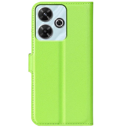 For Xiaomi Redmi Note 13R 5G / Redmi 13 4G / Poco M6 4G Case Litchi Texture Leather Phone Cover