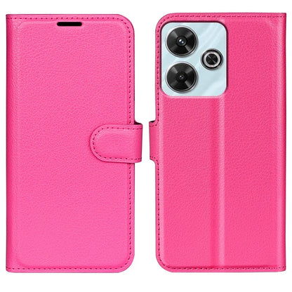 For Xiaomi Redmi Note 13R 5G / Redmi 13 4G / Poco M6 4G Case Litchi Texture Leather Phone Cover
