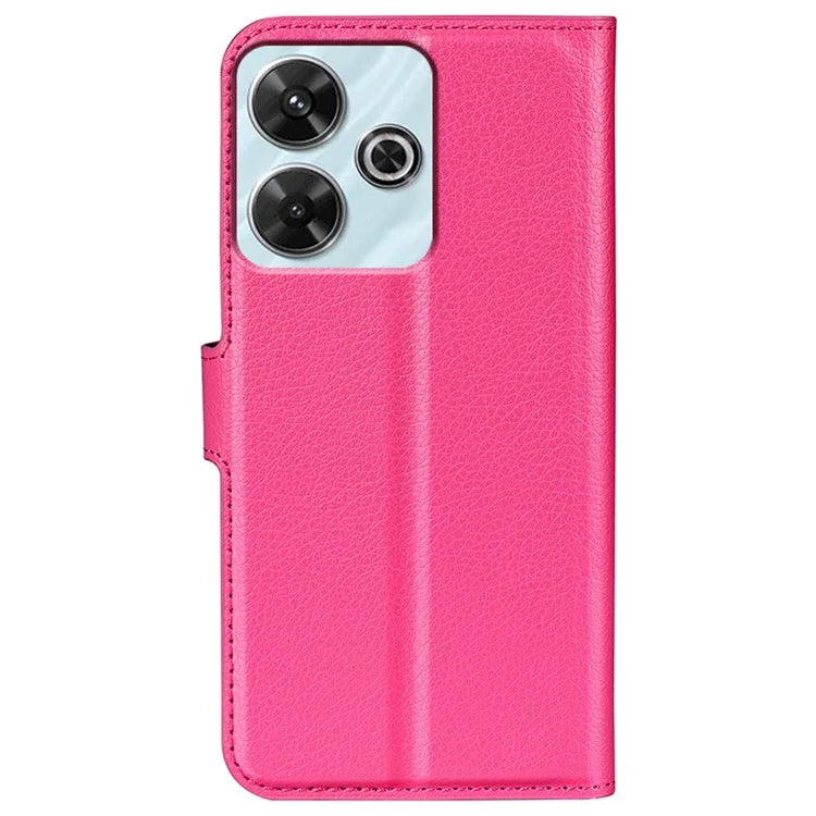 For Xiaomi Redmi Note 13R 5G / Redmi 13 4G / Poco M6 4G Case Litchi Texture Leather Phone Cover