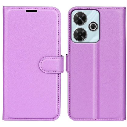 For Xiaomi Redmi Note 13R 5G / Redmi 13 4G / Poco M6 4G Case Litchi Texture Leather Phone Cover
