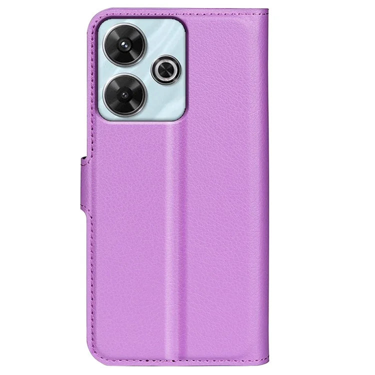 For Xiaomi Redmi Note 13R 5G / Redmi 13 4G / Poco M6 4G Case Litchi Texture Leather Phone Cover