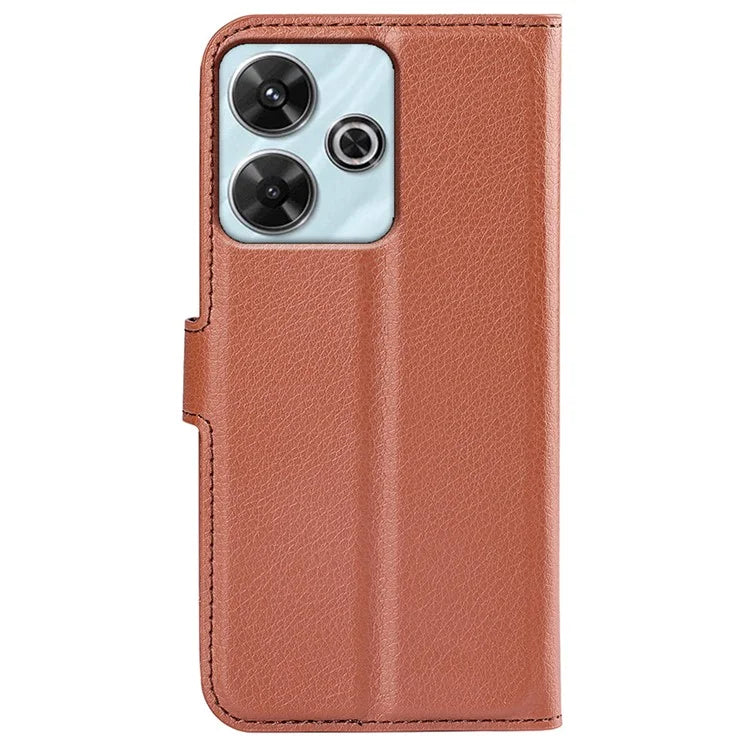 For Xiaomi Redmi Note 13R 5G / Redmi 13 4G / Poco M6 4G Case Litchi Texture Leather Phone Cover