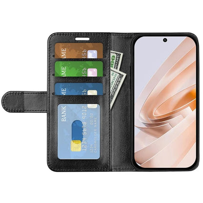 For Xiaomi Redmi Note 13R 5G / Redmi 13 4G / Poco M6 4G Case Leather Phone Cover Crazy Horse Texture