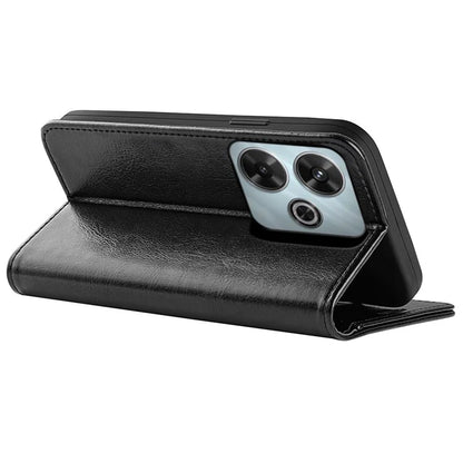 For Xiaomi Redmi Note 13R 5G / Redmi 13 4G / Poco M6 4G Case Leather Phone Cover Crazy Horse Texture