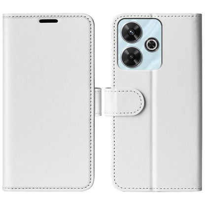For Xiaomi Redmi Note 13R 5G / Redmi 13 4G / Poco M6 4G Case Leather Phone Cover Crazy Horse Texture