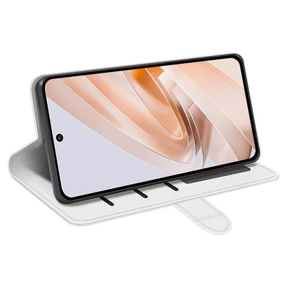 For Xiaomi Redmi Note 13R 5G / Redmi 13 4G / Poco M6 4G Case Leather Phone Cover Crazy Horse Texture