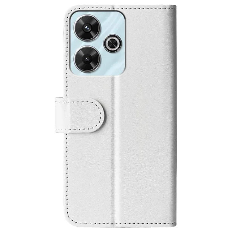 For Xiaomi Redmi Note 13R 5G / Redmi 13 4G / Poco M6 4G Case Leather Phone Cover Crazy Horse Texture