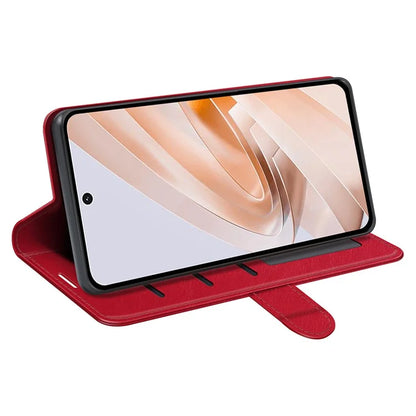 For Xiaomi Redmi Note 13R 5G / Redmi 13 4G / Poco M6 4G Case Leather Phone Cover Crazy Horse Texture
