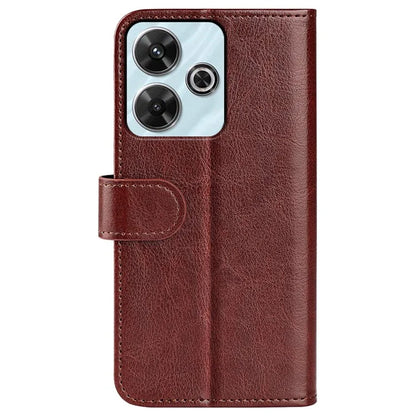 For Xiaomi Redmi Note 13R 5G / Redmi 13 4G / Poco M6 4G Case Leather Phone Cover Crazy Horse Texture