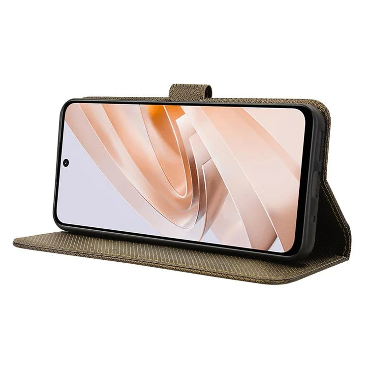 For Xiaomi Redmi 13 4G / Note 13R 5G / Poco M6 4G Case Diamond Texture Leather Phone Cover
