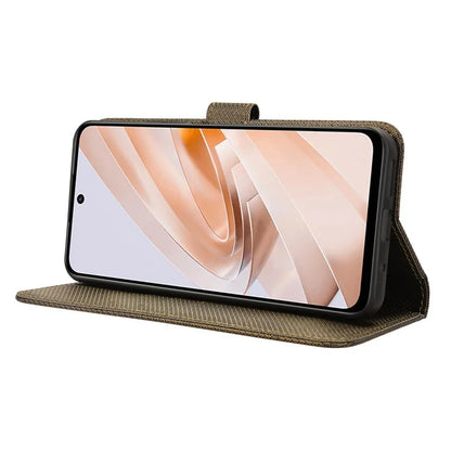 For Xiaomi Redmi 13 4G / Note 13R 5G / Poco M6 4G Case Diamond Texture Leather Phone Cover