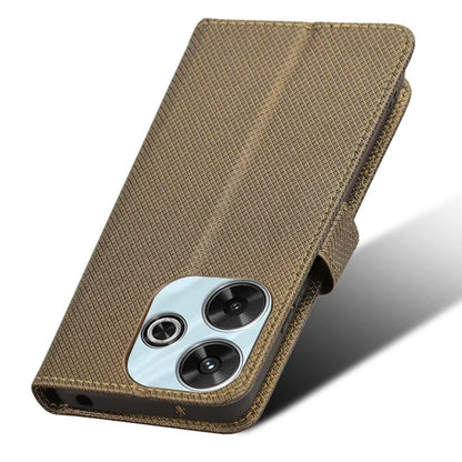 For Xiaomi Redmi 13 4G / Note 13R 5G / Poco M6 4G Case Diamond Texture Leather Phone Cover