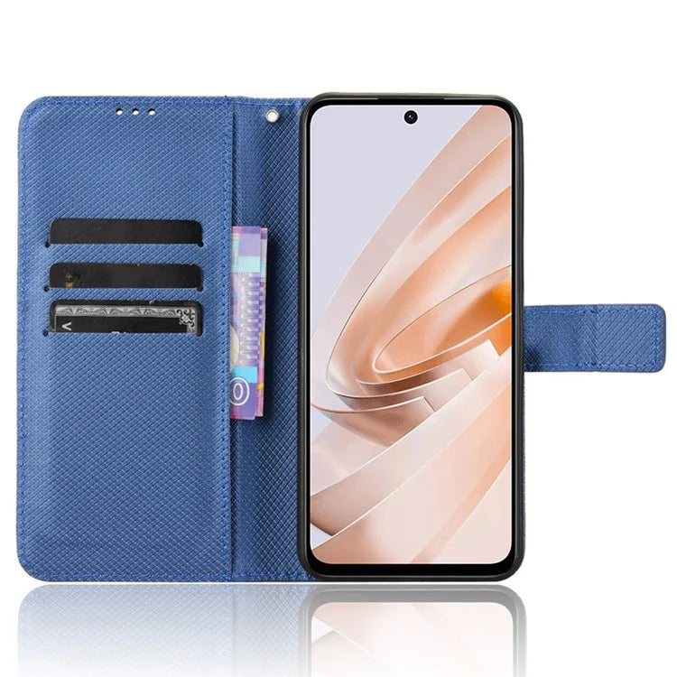 For Xiaomi Redmi 13 4G / Note 13R 5G / Poco M6 4G Case Diamond Texture Leather Phone Cover