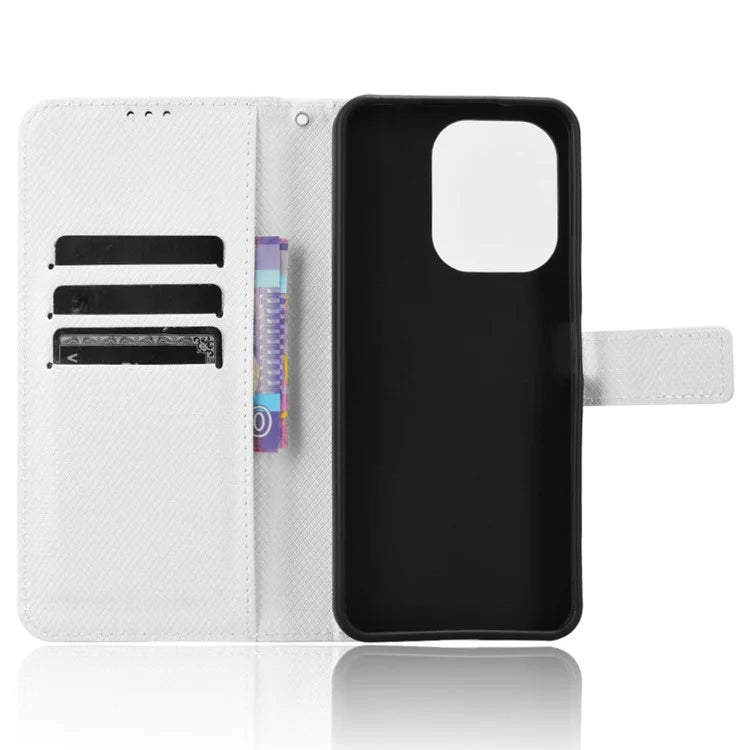 For Xiaomi Redmi 13 4G / Note 13R 5G / Poco M6 4G Case Diamond Texture Leather Phone Cover