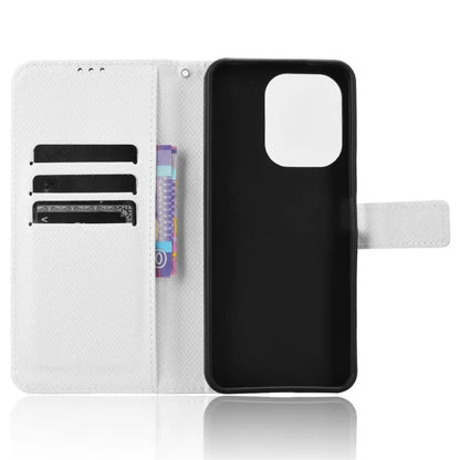 For Xiaomi Redmi 13 4G / Note 13R 5G / Poco M6 4G Case Diamond Texture Leather Phone Cover