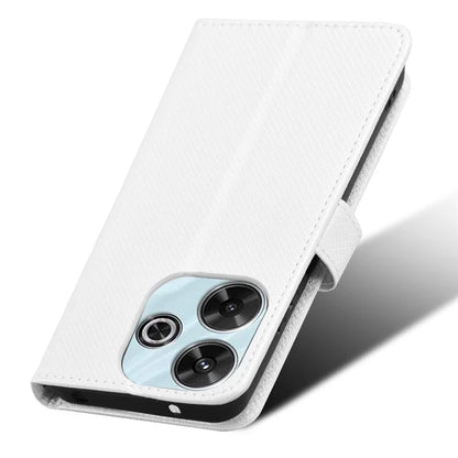 For Xiaomi Redmi 13 4G / Note 13R 5G / Poco M6 4G Case Diamond Texture Leather Phone Cover