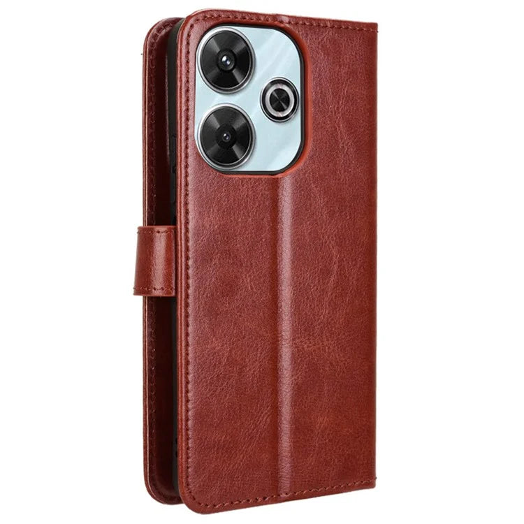 For Xiaomi Redmi Note 13R 5G / Redmi 13 4G / Poco M6 4G Case PU Leather Mobile Phone Cover