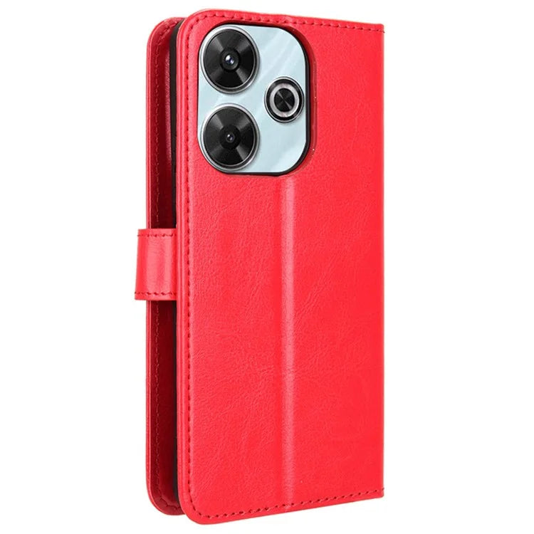 For Xiaomi Redmi Note 13R 5G / Redmi 13 4G / Poco M6 4G Case PU Leather Mobile Phone Cover
