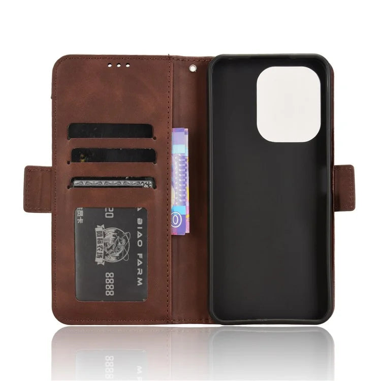 For Xiaomi Redmi Note 13R 5G / Redmi 13 4G / Poco M6 4G Leather Phone Case with Multiple Card Slots