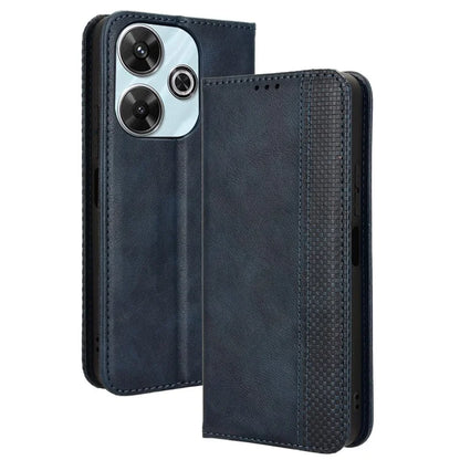 For Xiaomi Redmi Note 13R 5G / Redmi 13 4G / Poco M6 4G Case Retro PU Leather Wallet Phone Cover