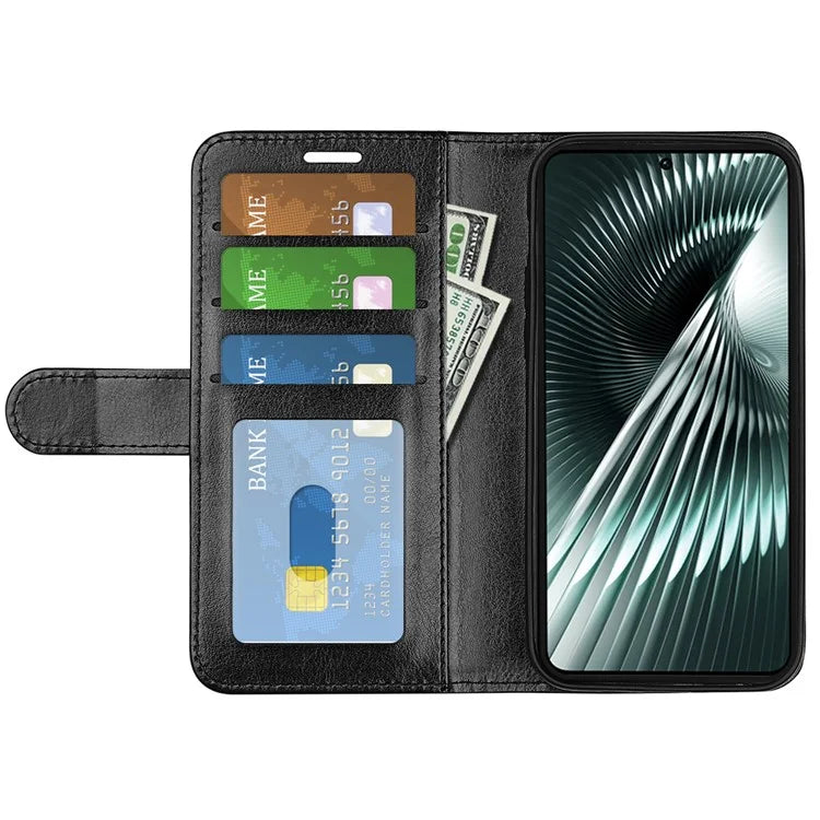 For Xiaomi Redmi Turbo 3 5G / Poco F6 5G Case Crazy Horse Texture Leather Phone Cover
