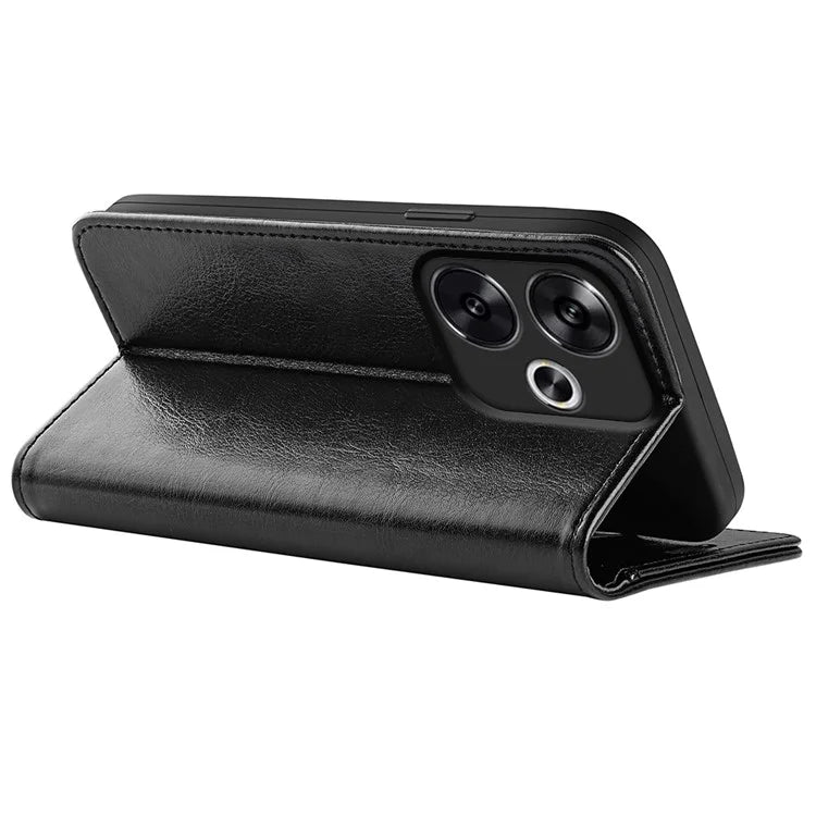 For Xiaomi Redmi Turbo 3 5G / Poco F6 5G Case Crazy Horse Texture Leather Phone Cover