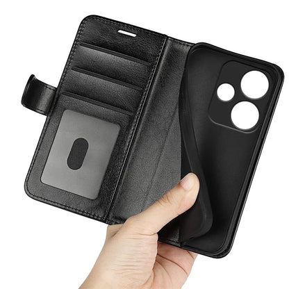 For Xiaomi Redmi Turbo 3 5G / Poco F6 5G Case Crazy Horse Texture Leather Phone Cover
