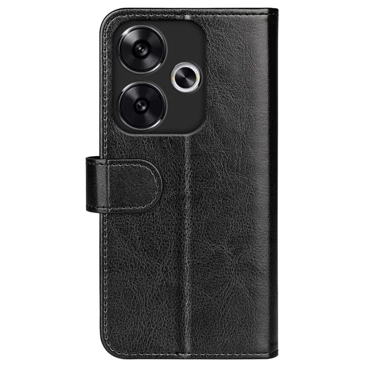 For Xiaomi Redmi Turbo 3 5G / Poco F6 5G Case Crazy Horse Texture Leather Phone Cover