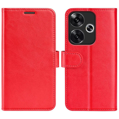 For Xiaomi Redmi Turbo 3 5G / Poco F6 5G Case Crazy Horse Texture Leather Phone Cover