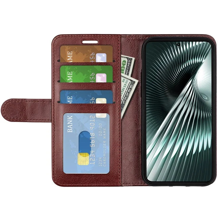 For Xiaomi Redmi Turbo 3 5G / Poco F6 5G Case Crazy Horse Texture Leather Phone Cover
