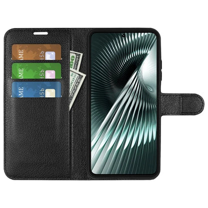 For Xiaomi Redmi Turbo 3 5G / Poco F6 5G Case Wallet Litchi Texture Leather Phone Cover