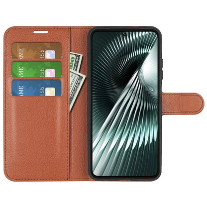 For Xiaomi Redmi Turbo 3 5G / Poco F6 5G Case Wallet Litchi Texture Leather Phone Cover