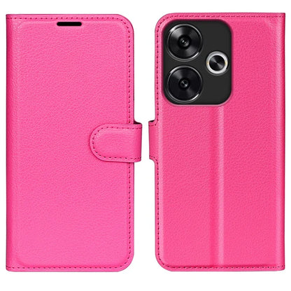 For Xiaomi Redmi Turbo 3 5G / Poco F6 5G Case Wallet Litchi Texture Leather Phone Cover