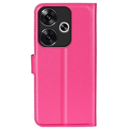 For Xiaomi Redmi Turbo 3 5G / Poco F6 5G Case Wallet Litchi Texture Leather Phone Cover