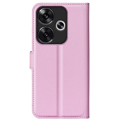 For Xiaomi Redmi Turbo 3 5G / Poco F6 5G Case Wallet Litchi Texture Leather Phone Cover