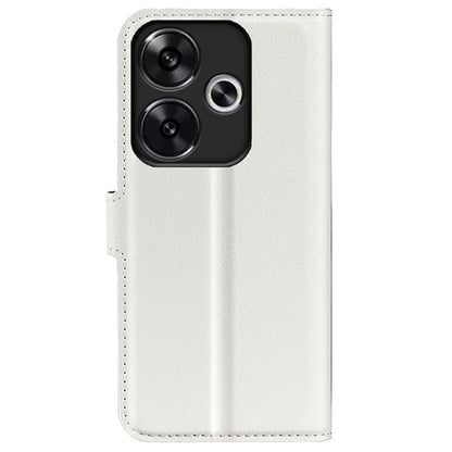 For Xiaomi Redmi Turbo 3 5G / Poco F6 5G Case Wallet Litchi Texture Leather Phone Cover