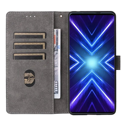 For HTC U24 Pro 5G Case RFID Blocking Wallet Leather Phone Cover with Strap