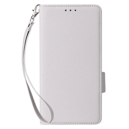 For HTC U24 Pro 5G Case Litchi Texture Leather Phone Cover with Strap