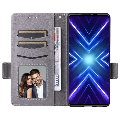 For HTC U24 Pro 5G Case Litchi Texture Leather Phone Cover with Strap